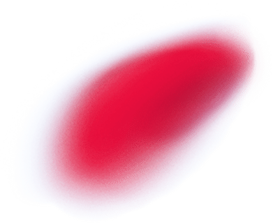 A red-and-blue blob fades, against a green background.